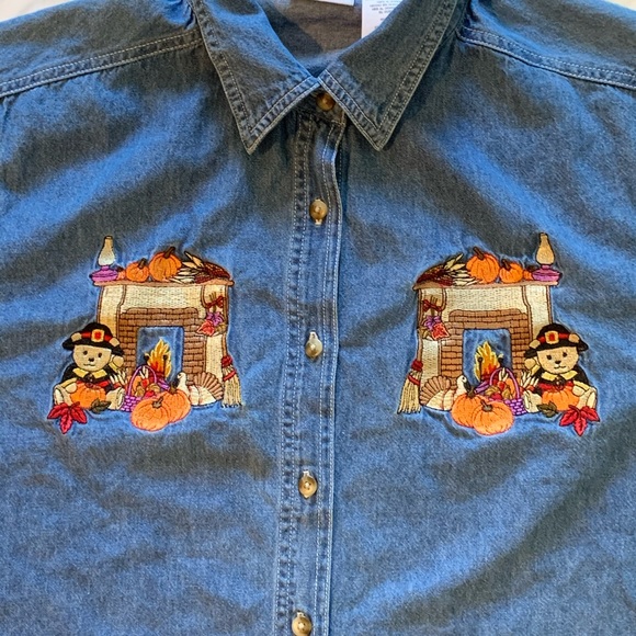 bobbie brooks denim shirts